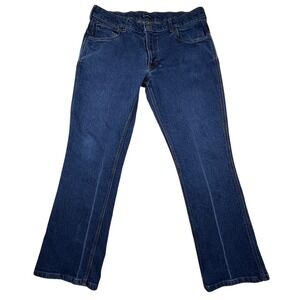 Origin Delta86 Bootcut Jeans Mens W38 L32 Dark Wash Blue Made in USA